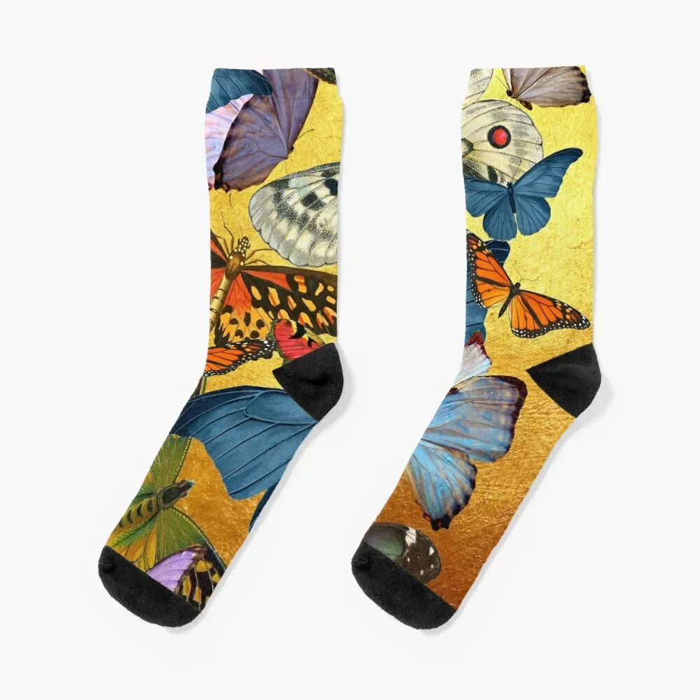 

butterflies Socks designer basketball Sports shoes Socks Female Men's