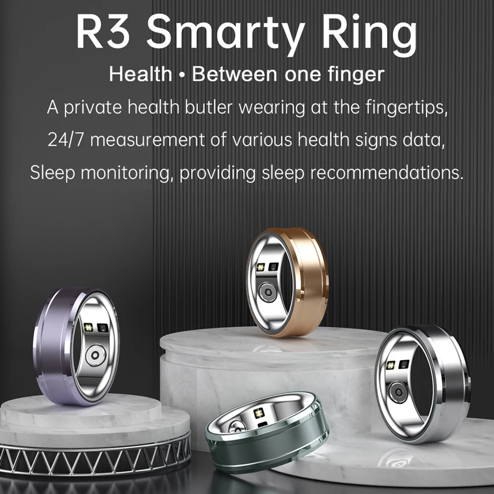 Wellue Oxygen Finger Monitor,Wearable Ring Sleep Monitor with Heart Rate  Measurement,Overnight Continuous Tracking,Bluetooth Pulse Oximeter with  Free APP and PC Report,O2Ring - Walmart.com