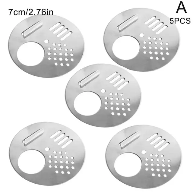 10 Darabos Kerek Fém Méhkas Doboz Ajtó Bejárat Kapu Tárcsa Rozsdamentes Acél Méhészeti Fészek Berendezése - Image 4