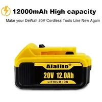 2024 20V 12.0Ah Battery Power Tool Replacement for DeWalt DCB205 DCB 206 DCB181 DCB182 DCB200 20V 12A 18Volt 20v Battery 2