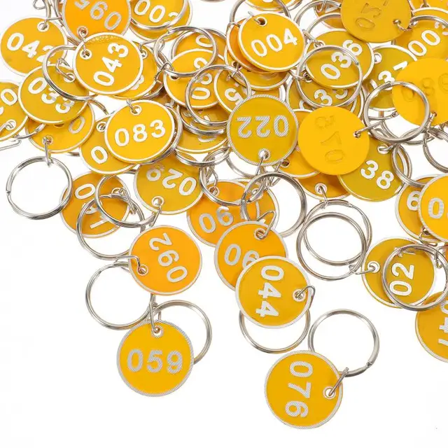 SOIMISS 50 Portachiavi Etichette Chiavi Colorate In Plastica Abs