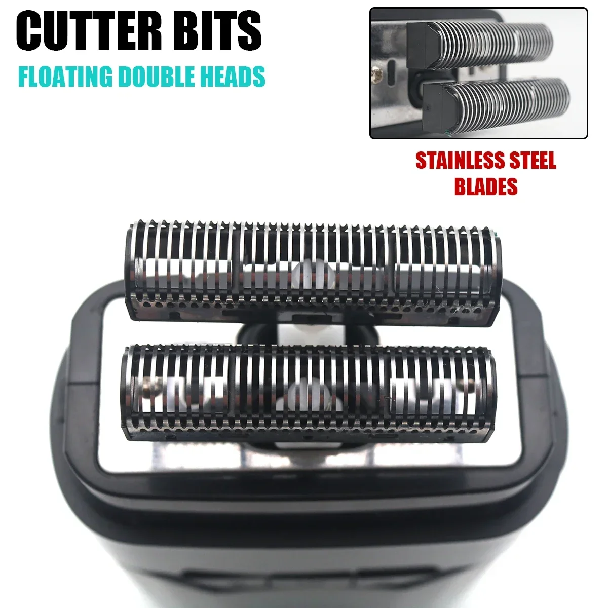 ماكينة حلاقة كهربائية للرجال VGR V308 برقائق مزدوج...