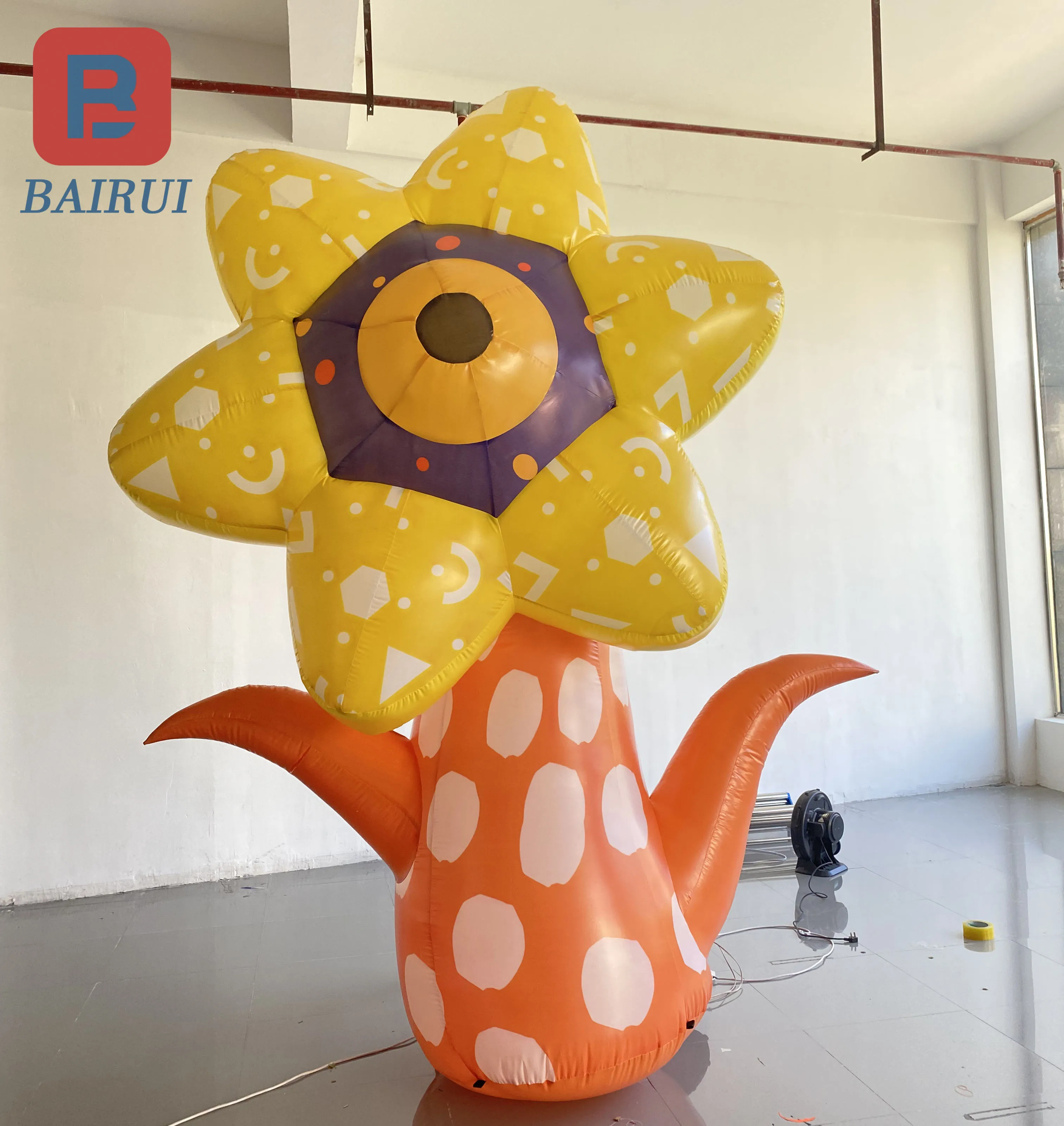 

Inflatable flower air model custom luminescent hanging flower cartoon plant emporium festive activities decoration