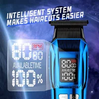 Kemei 2795 Professional Cordless Hair Trimmer Electric Rechargeable Hair Clippers Barber Zero Gapped Finish Hair Citing Machine 2