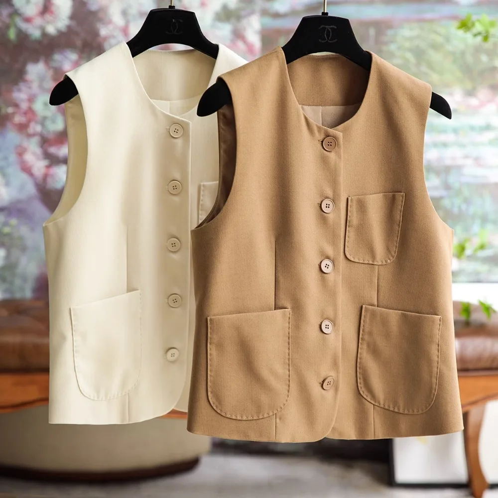 

Wool Handmade Arch Needle Wool Horse Jacket Small Coat Women's Autumn 2023 New Fashion Design Sense Retro Hundred with Pockets