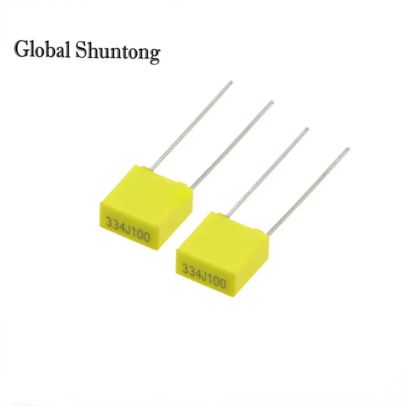 20PCS Passive Components Capacitors 100V334J 0.33UF 330NJ100 Corrected Capacitance 5mm Pin Pitch