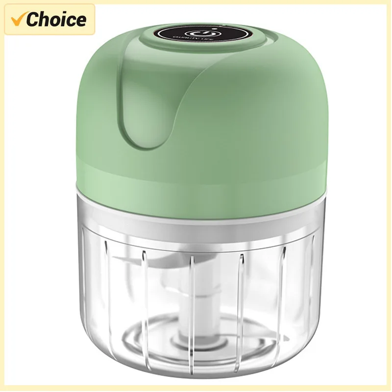250ml USB Electric Garlic Masher Crusher Portable Food Chopper Meat Grinder Vegetable Mincer For Kitchen Gadgets Tool 1