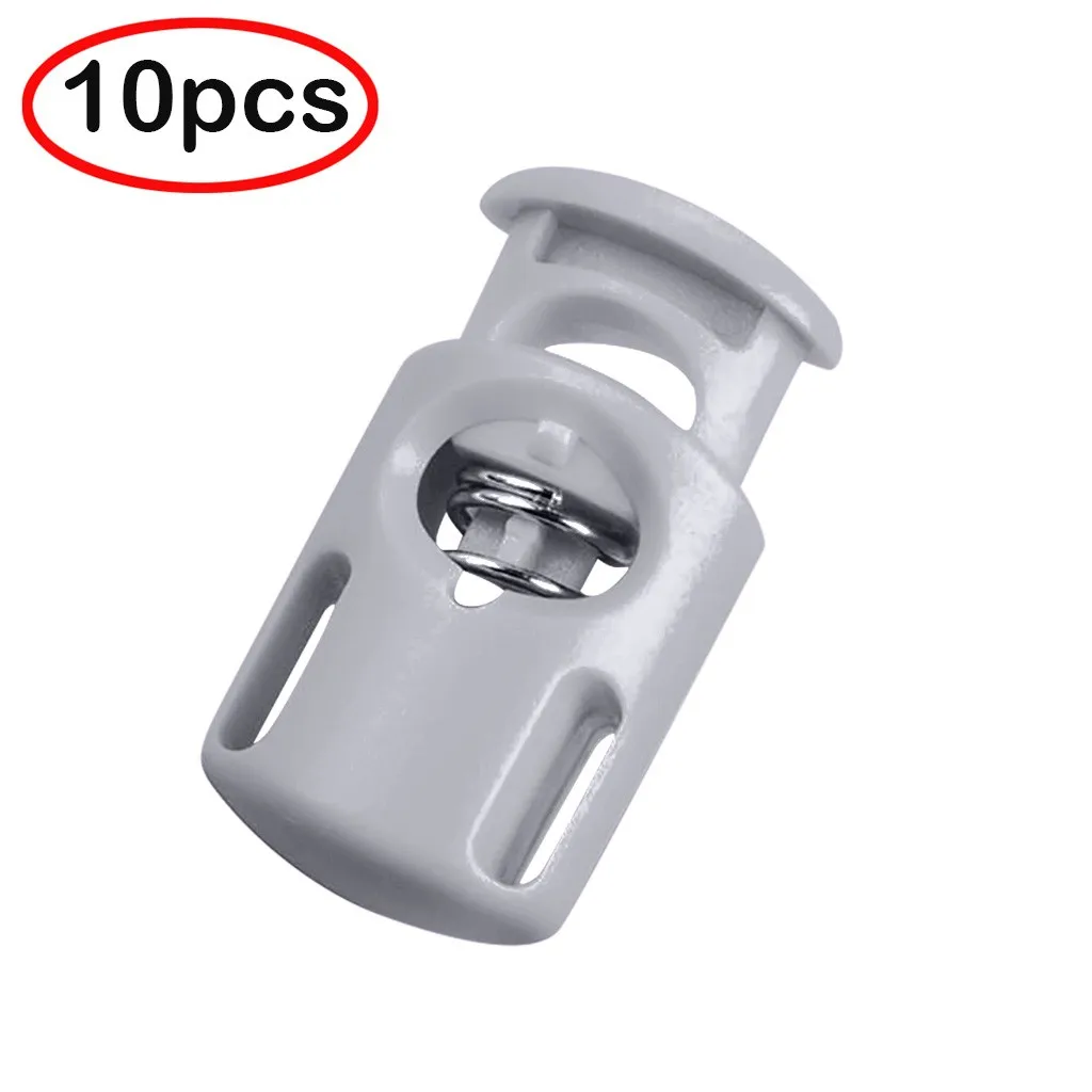 10pcs/pack Cord Lock Toggle Clip Stopper Plastic For Bags/Garments cord lock stopper,cord lock,cord stopper,cord end lock