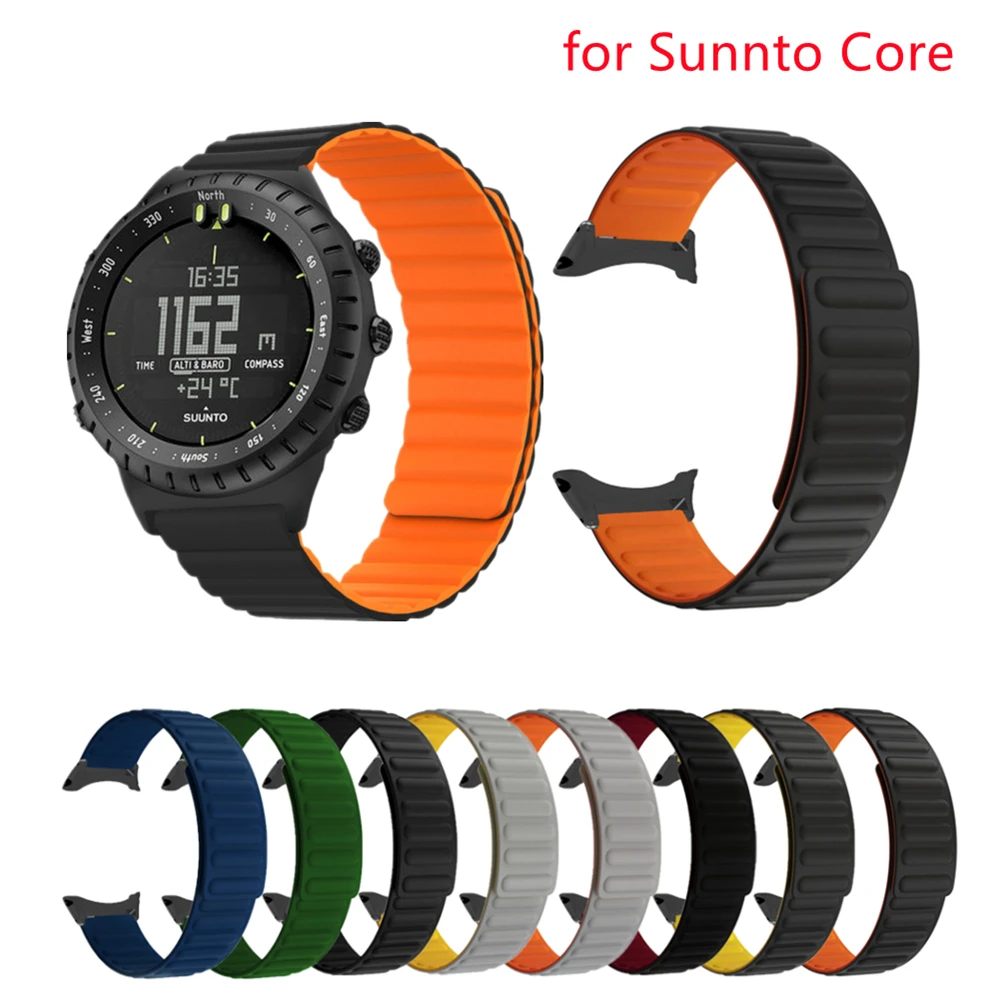 

Silicone Magnetic Loop Strap for Suunto Core Watchband Replacement Smart Watch band Bracelet for Suunto Core