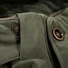 Men's Winter Jacket Parka Plus Velvet Thick Multi Pocket Jackets Solid Parkas Male Plus Size Windproof Fleece Warm Thick Coats 6