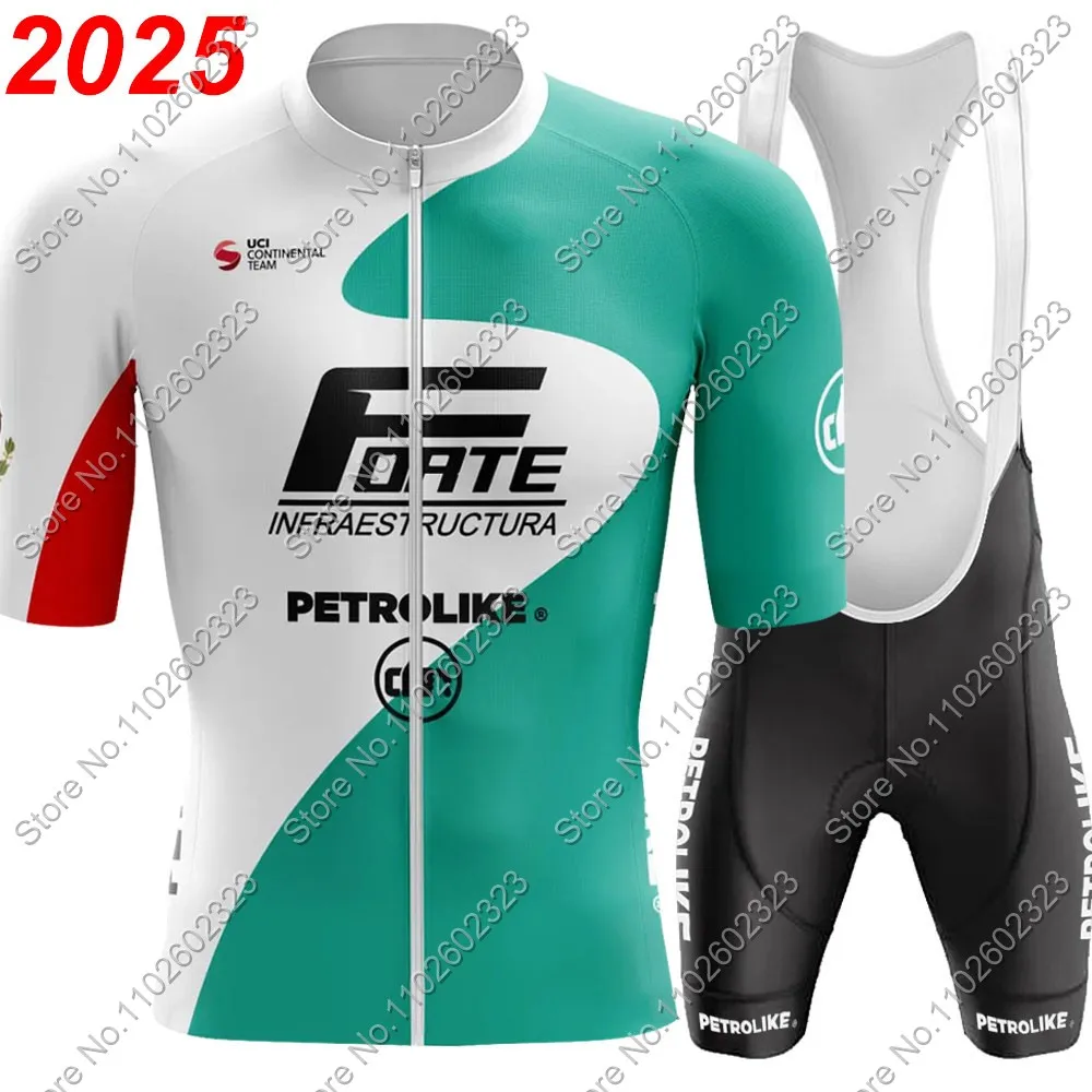 Team Petrolike 2025 Cycling Jersey Set Bicycle Mexico Clothing Summer Road Bike Shirts Suit Bicycle Bib Shorts MTB Ropa Maillot 5