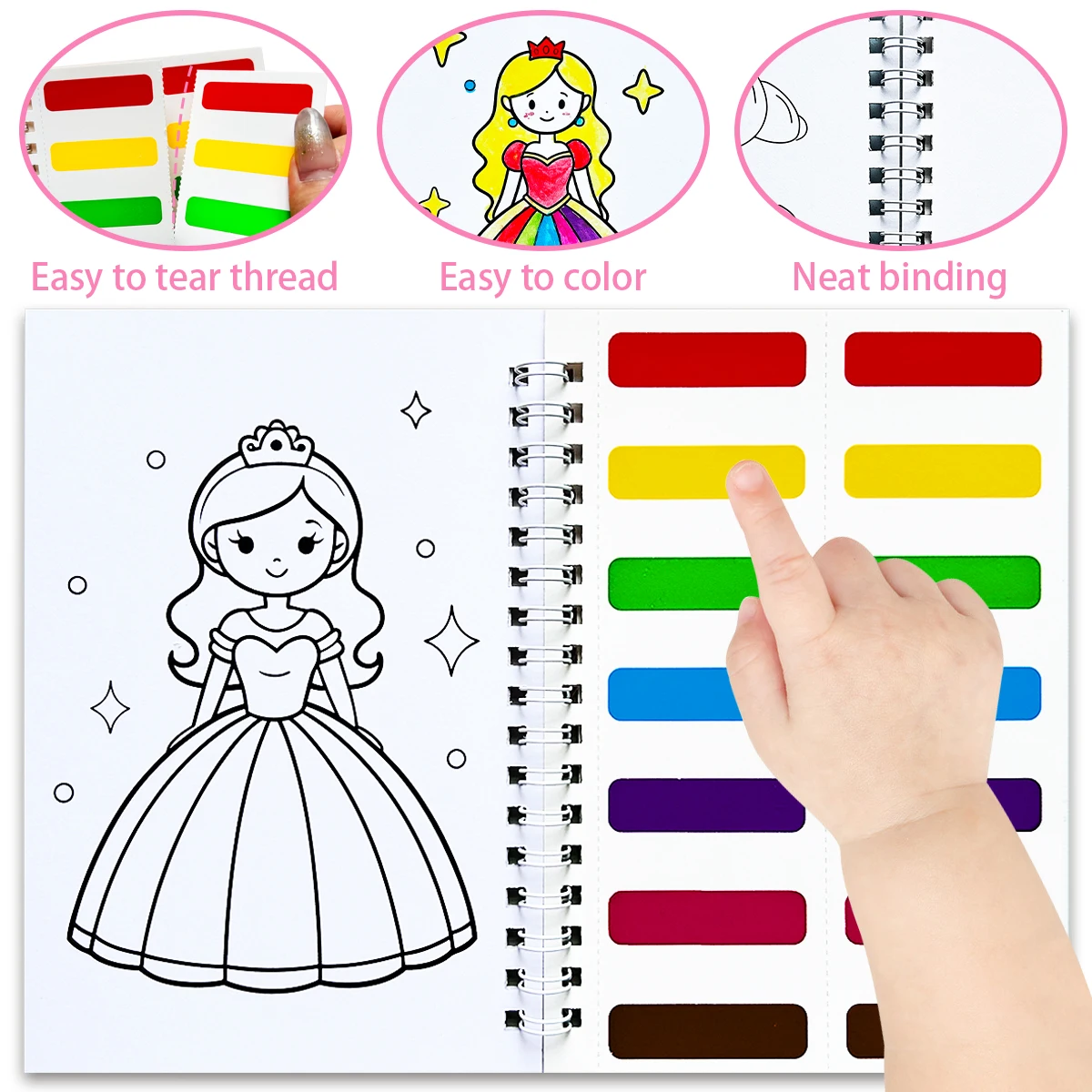 Children's Watercolor Painting Set: 24-Piece Art Kit with Fun Themes