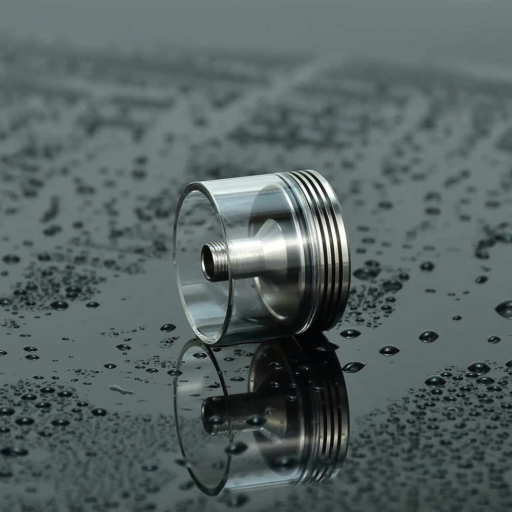 

wolfcoolvape Replacement Top Filling 2ml Capacity Tank Tube 316ss glass Kit for Kuma 22mm RTA