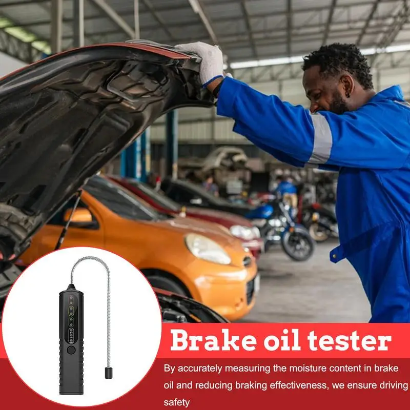 Brake Fluid Moisture Tester Multipurpose Accurate Tester For Brake Oil Car Oil Detector Moisture Meter For