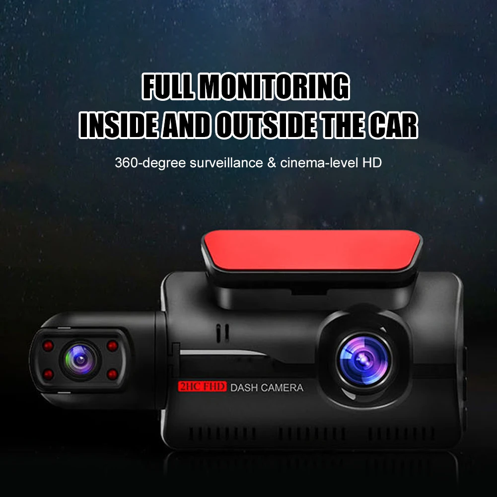 2 Lens Car Video Recorder HD 1080P Dash Cam with WIFI Car Black Box avto dvr IPS Camera Recorder Night Vision Loop Recording DVR car dvr