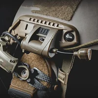 Тактический светильник для шлема, 3-режимный светодиодный фонарик, уличное ночное освещение для лазерной охоты, военный велосипедный шлем, лампа — изображение 5