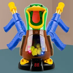 Jouets de tir à Air comprimé, nouveaux jouets de tir affamés, dinosaure canard, pistolet à balles souples, jeu de marquage électronique, cadeau d'anniversaire pour enfants 