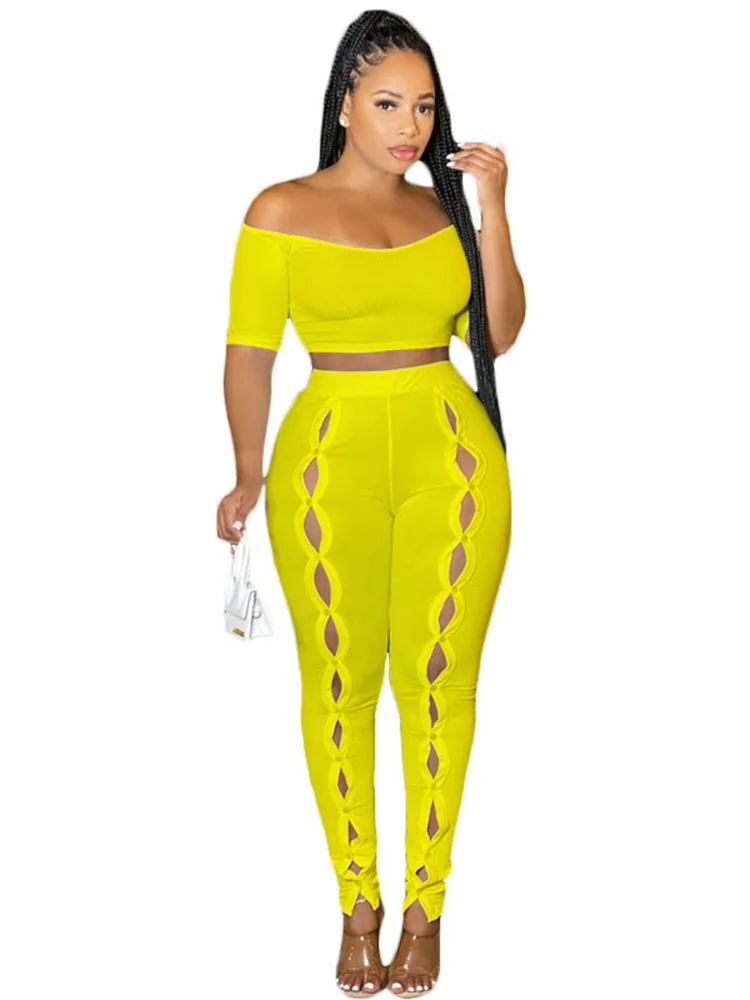 

Стеклянный комплект из двух предметов, вечерние юбки и длинные брюки, одежда для ночного клуба на день рождения, женские сексуальные комплекты с вырезами