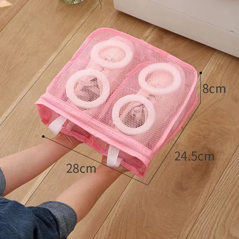 Washing Machine Shoes Bag Travel Shoe Storage bags Portable Mesh Laundry  bag Anti-deformation Protective Clothes organizer