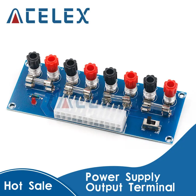 XH-M229 Desktop PC Chassis Power ATX Transfer to Adapter Board Power Supply Circuit Outlet Module 24Pin Output Terminal 24 pins