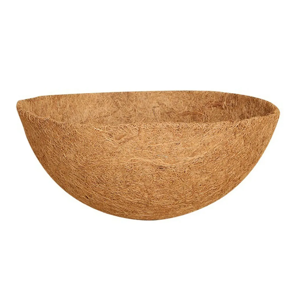 

Environmentally Friendly Hanging Basket Liner Flower Pots Liners 3-Pack 8-16 Inch Coconut Coco Fiber Water Retention