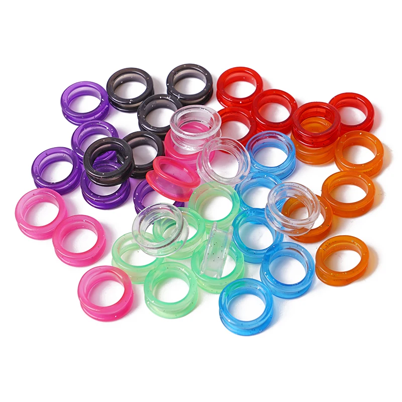 Pet Grooming Scissors Protector 5Pcs/Set Silicone Finger Rings for Cat Dog Hair Scissors Protector Colorful Pet Grooming Scissors Protecting Finger Protector