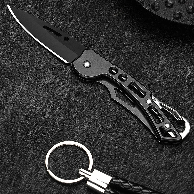 Description Picture 6 of itemStainless Steel Folding Knife Portable Pocket Knives Multitool Outdoor Camping Survival Tactical Knife Bottle Opener Keychain