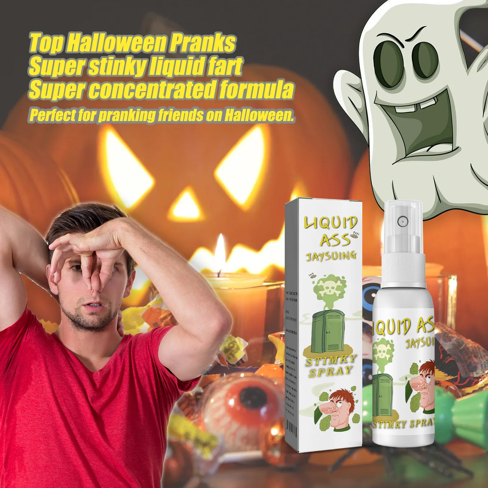 Spray Puant Prank,Drôle Et Fart Prank,Blague Sprays Halloween,Blague  Sprays,Brume Odorante Halloween Accessoires De Jour du Poisson - Cdiscount  Jeux - Jouets