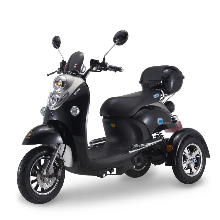 

Adult Vespa Tricycle Fat Tire Electric citycoco Scooter With Seat Kcq Electric Scooter Electric 3 Wheels Motorcycle Road 2021