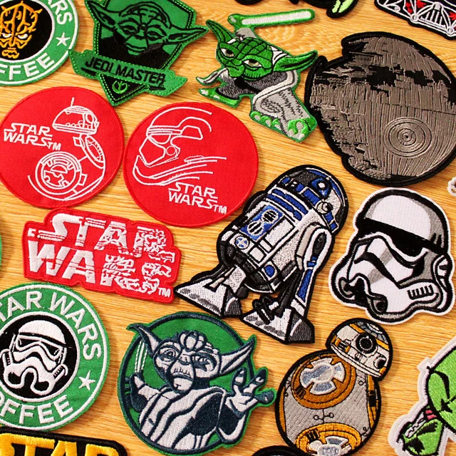 Star Wars The Mandalorian Embroidered Patches - Iron-On/Sew-On Cloth  Patches for DIY Fashion