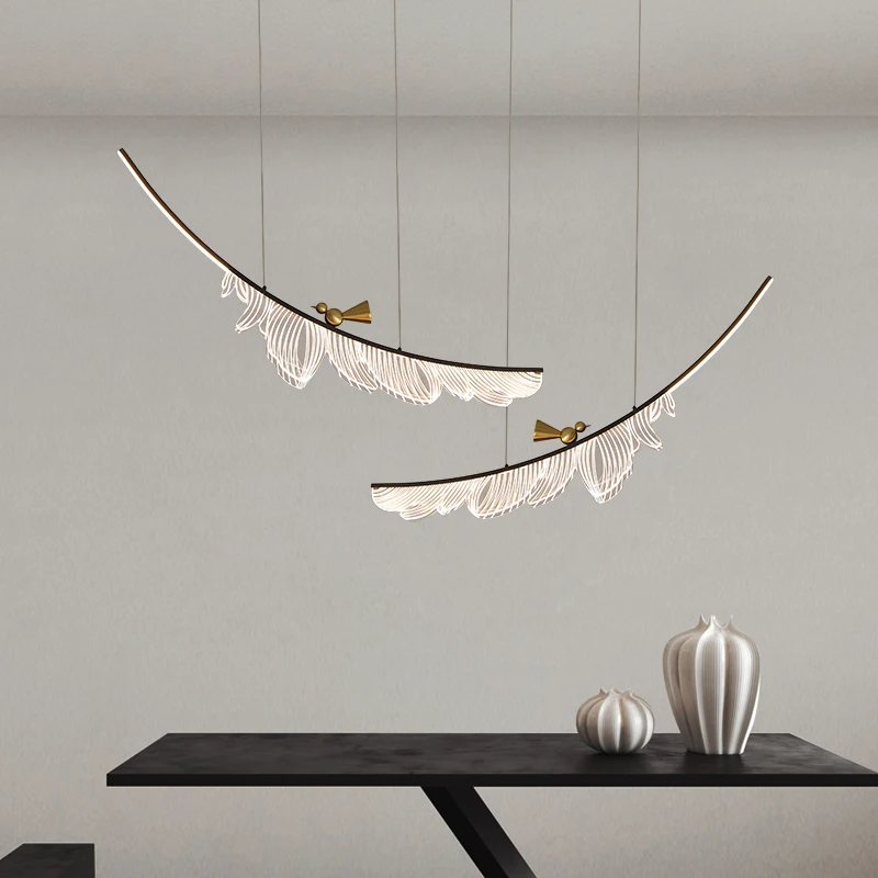 Modern Design Lustre Light Guide Ceiling Chandelier Living Dining Room Indoor Home Decor Lighting Luminaire Bedroom Pendant Lamp
