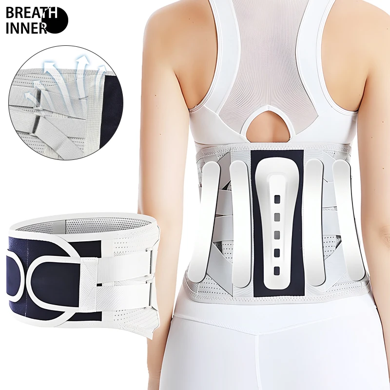 

Lumbar Support Belt Lumbosacral Back Brace, Breathable Back Support Belt, Lower Back Pain Relief Warmer Stretcher