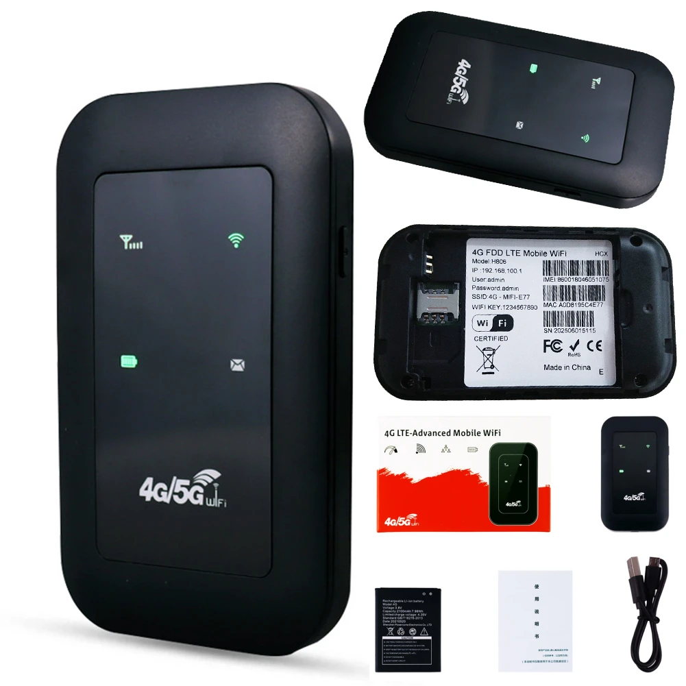 Portable 4G LTE Wireless Hotspot Device