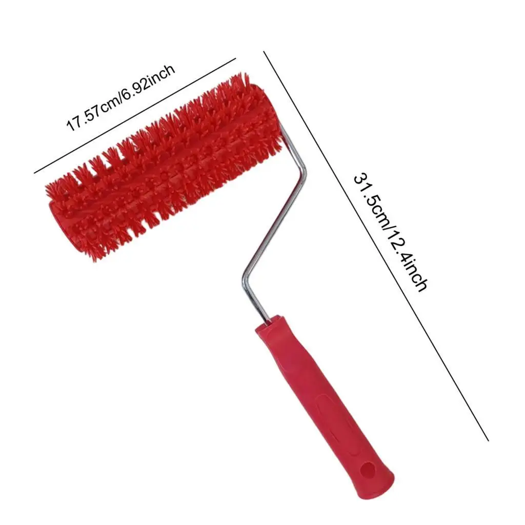 Paint Roller Smooth Rolling with Handle Accessory Painting Roller Brush DIY Art Paint Tool for Home Finishing and Improvement Paint Roller Smooth Rolling with Handle Accessory Painting Roller Brush DIY Art Paint Tool for Home Finishing and Improvement