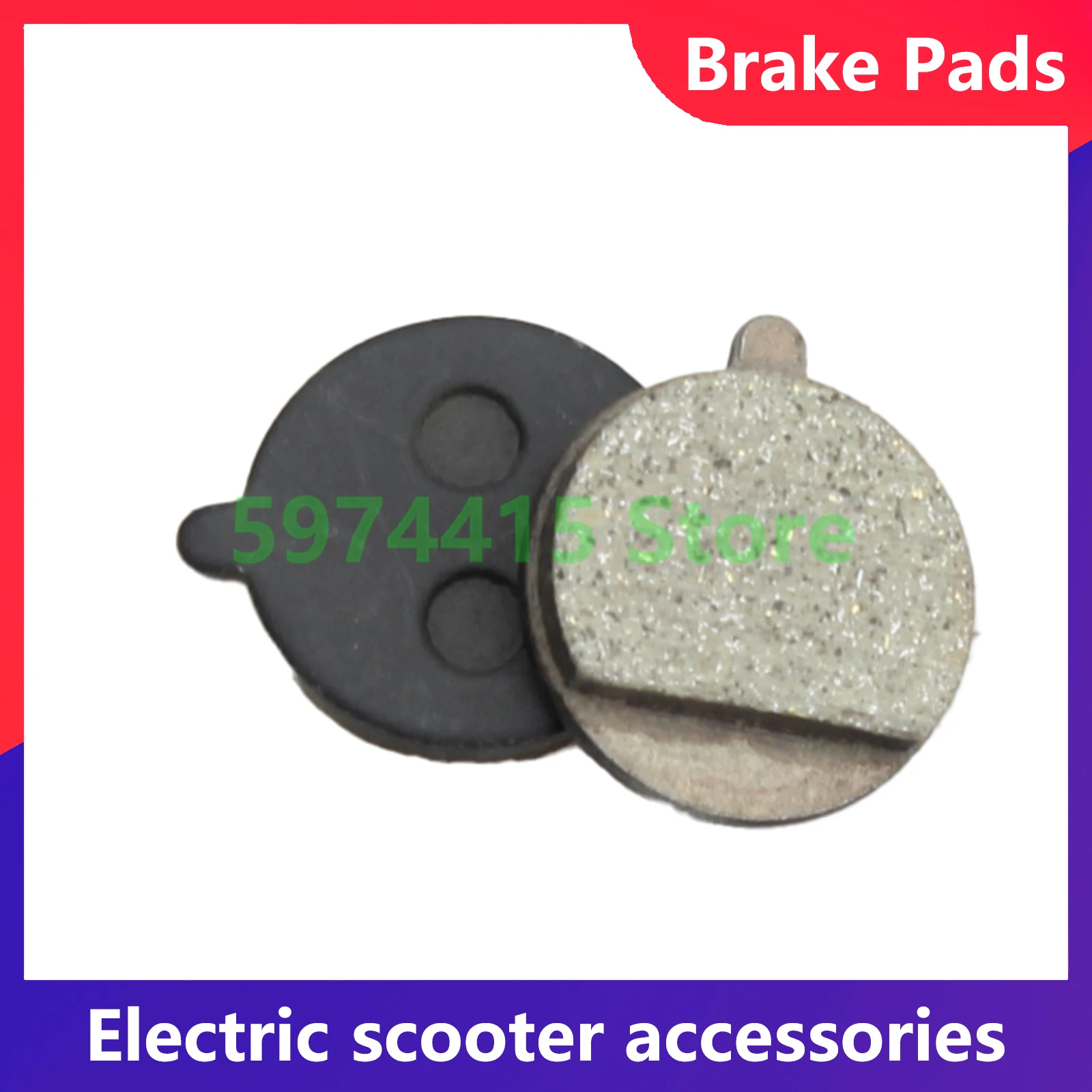 2 Paia Pastiglie Freno Per Xiaomi M365/Pro/Pro 2/1S - Disco 22,9x18,5x4 Mm, Universali