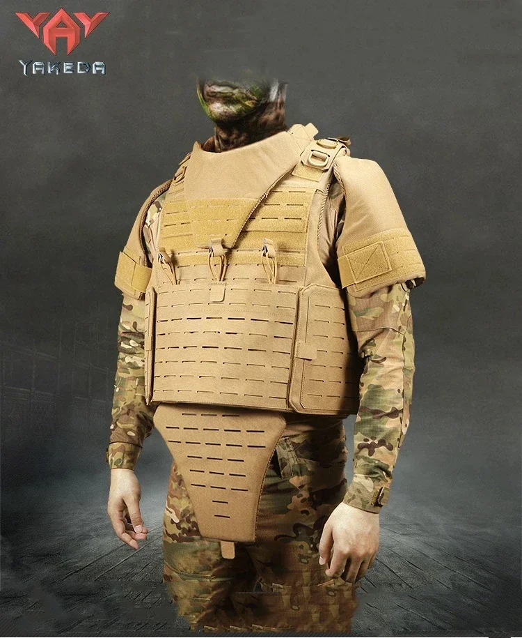 

Лазерный тактический жилет MOLLE, съемный тренировочный жилет, многофункциональное уличное камуфляжное снаряжение, полная защита, охотничье снаряжение