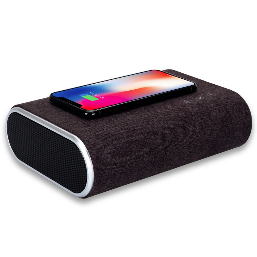 Купить Smart Qi Wireless Charger Bluetooth Speaker Stereo Music Player For iPhone 13 12 11 Samsung Travel Quick Charging Base  | Отзывы и видеообзор (1005003959288069)