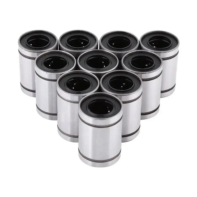 10pcs LM8 LM8UU LM3UU LM10UU LM16UU LM6UU LM12UU LM14UU Linear Bushing 8mm CNC Linear Bearings for Rods Rail Linear Shaft Parts image 1
