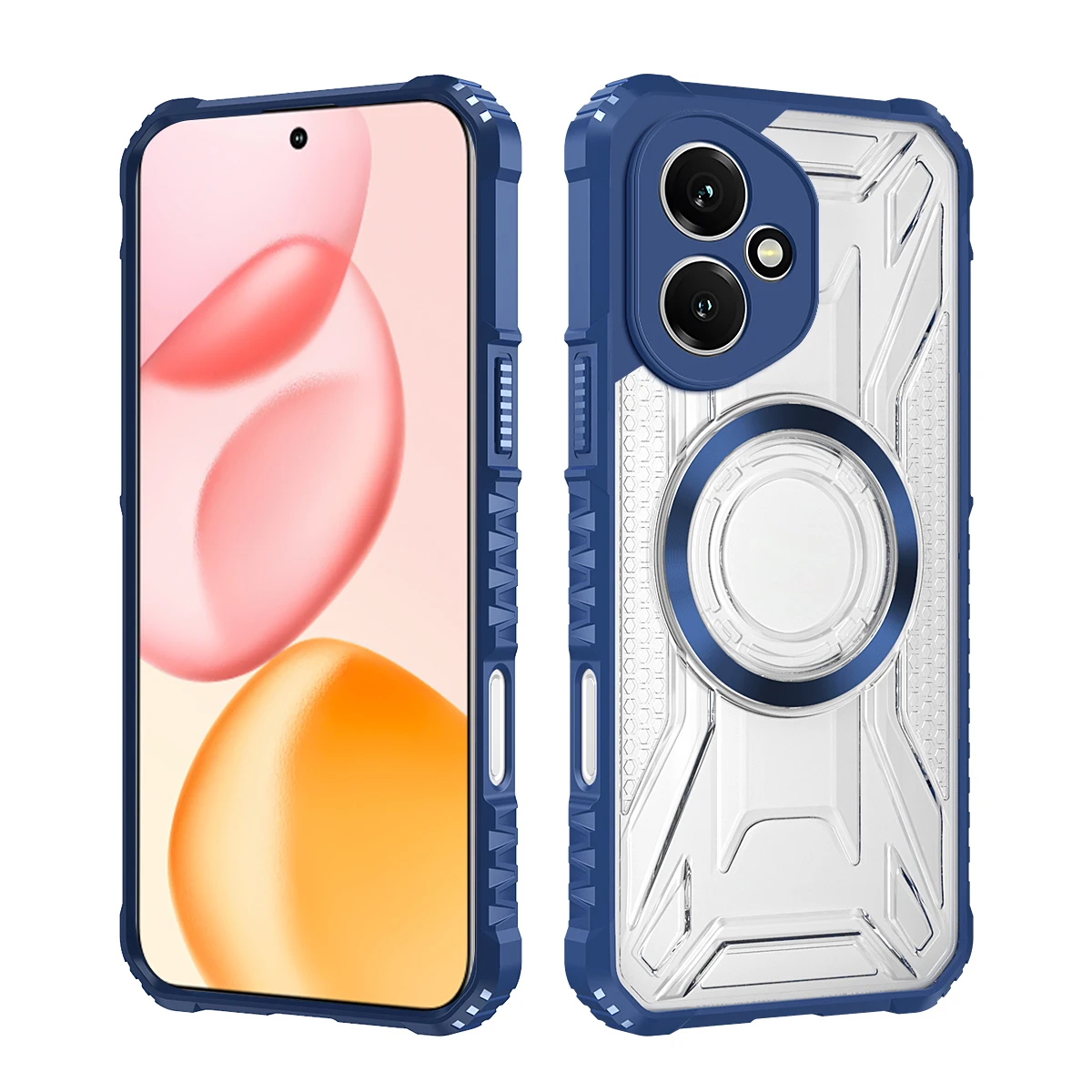 Deluxe Magnetic Clear Shockproof Case with Military-Grade Protection