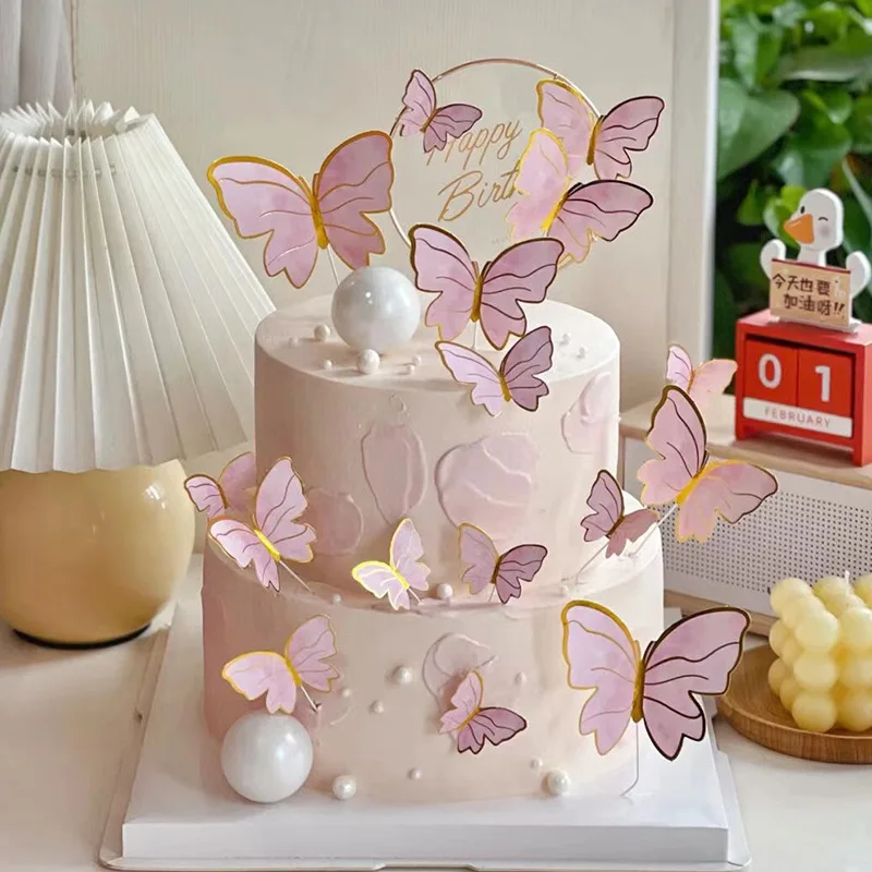 Acquista Decorazione per torta topper per torta con farfalla
