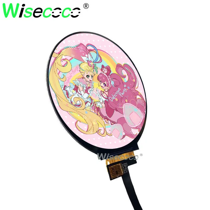 Círculo Circular, IPS, TFT, MIPI, 4 