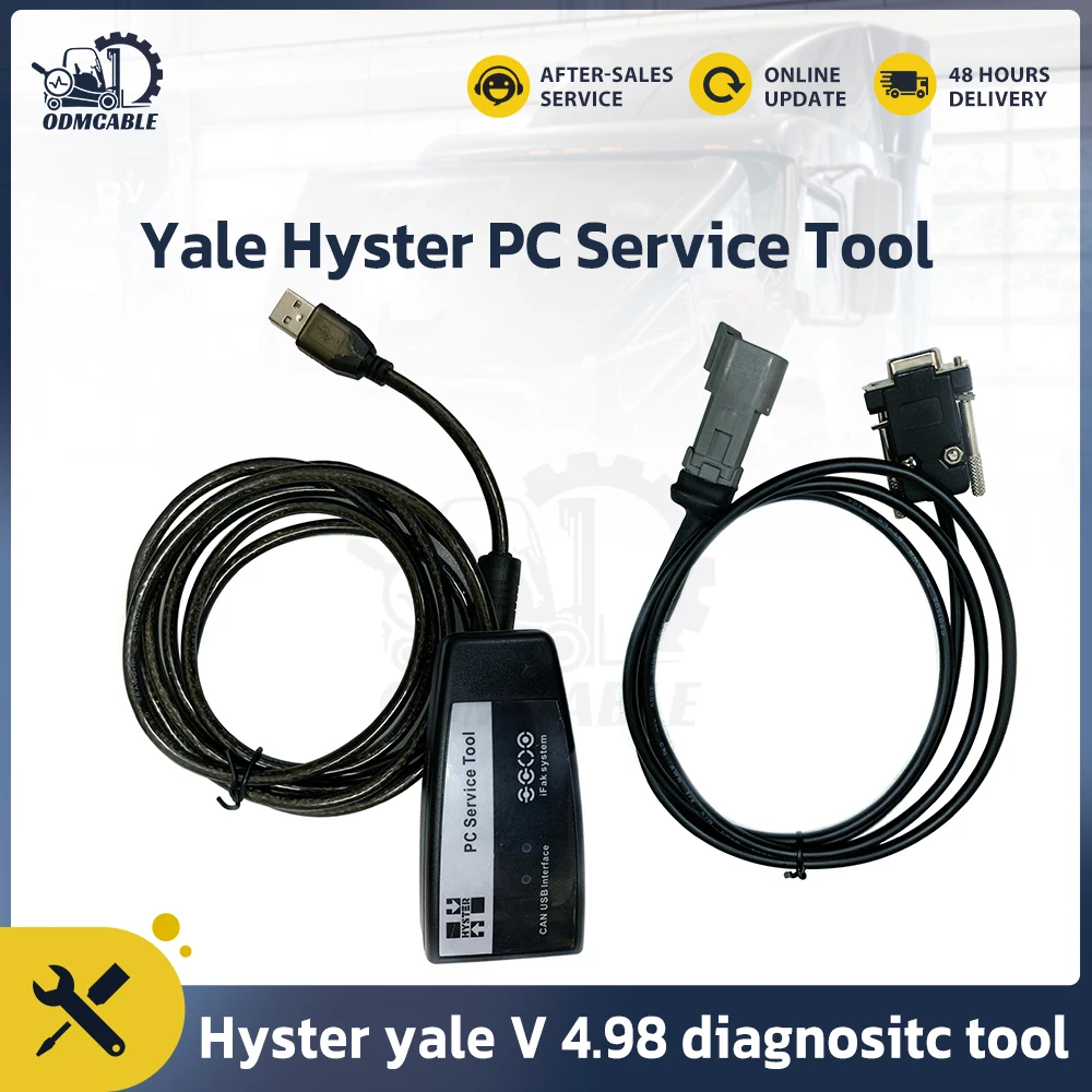 

Hyster V4.99 For Yale forklift diagnostic scanner For Yale Hyster PC Service Tool Ifak CAN USB hyster yale diagnositc tool