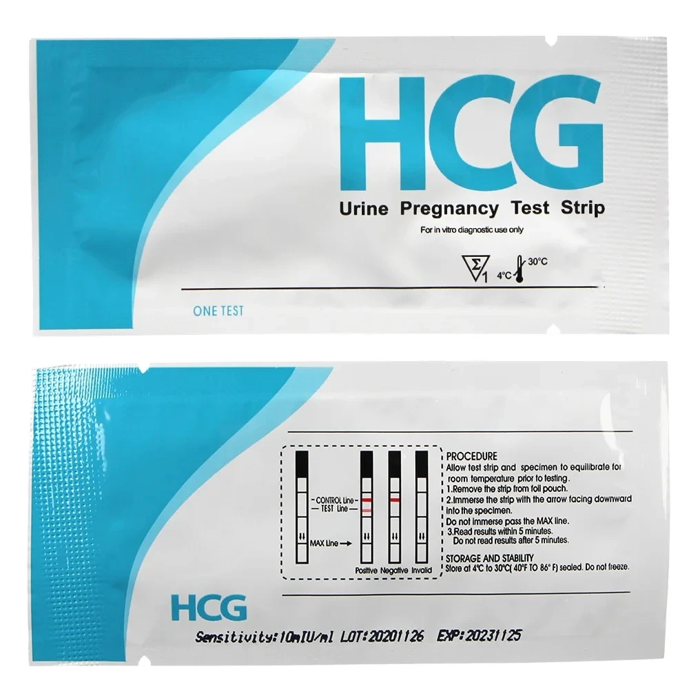 HCG Early Pregnancy Test Strips 10PCS for Pregnancy Test Strips