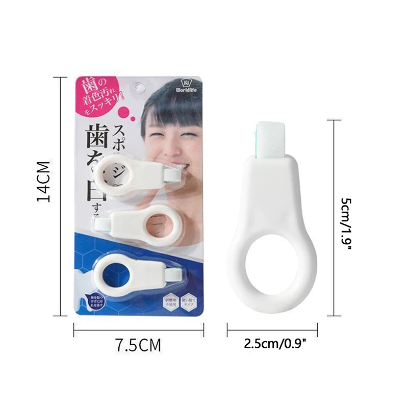 3 Pcs/set Teeth Cleaning Wipe Kids Tartar Removal Plaque Stain Removal Nano Eraser Sponge Scrubs