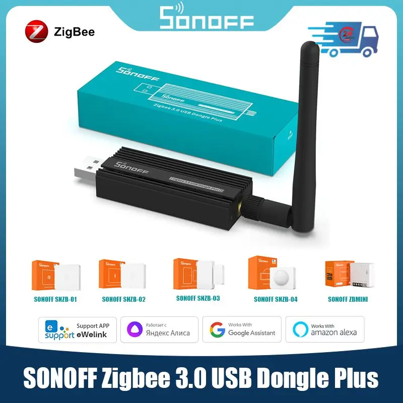 Sonoff Zbdongle-E Usb Dongle Plus Fai Da Te Smart Home Zigbee 3.0 Universal Zigbee Usb Stick Supporta Alexa Google Assistant Ewelink