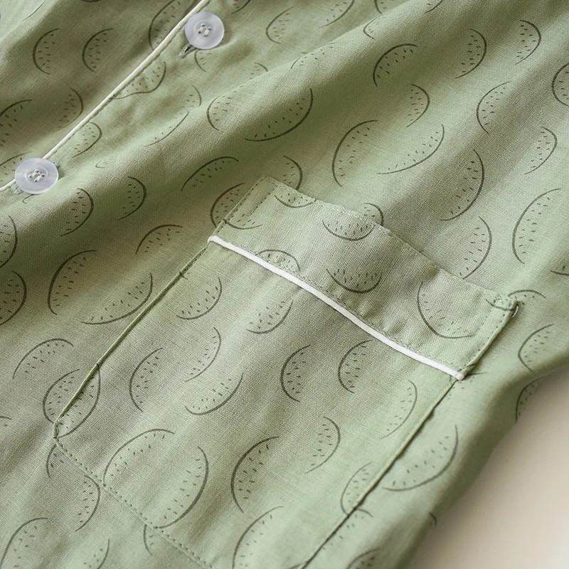 Men's Pajamas Winter Long Sleeved Pants Pure Cotton Simple Home Service Suit Autumn Sleepcoat Men Sleepwear homewear