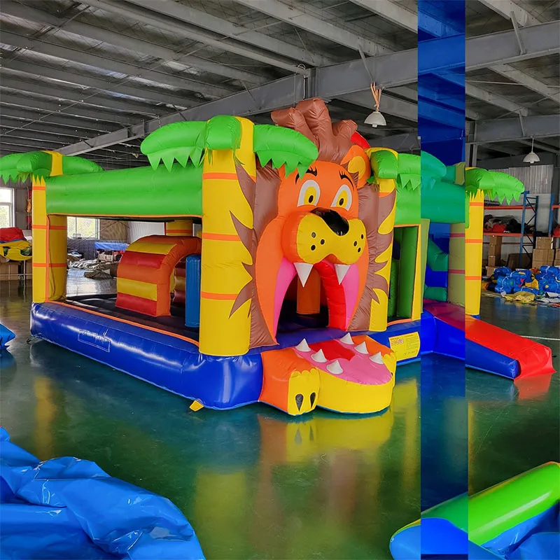 Inflável Jungle Bounce Combo para crianças, jogo engraçado, Jumping ...