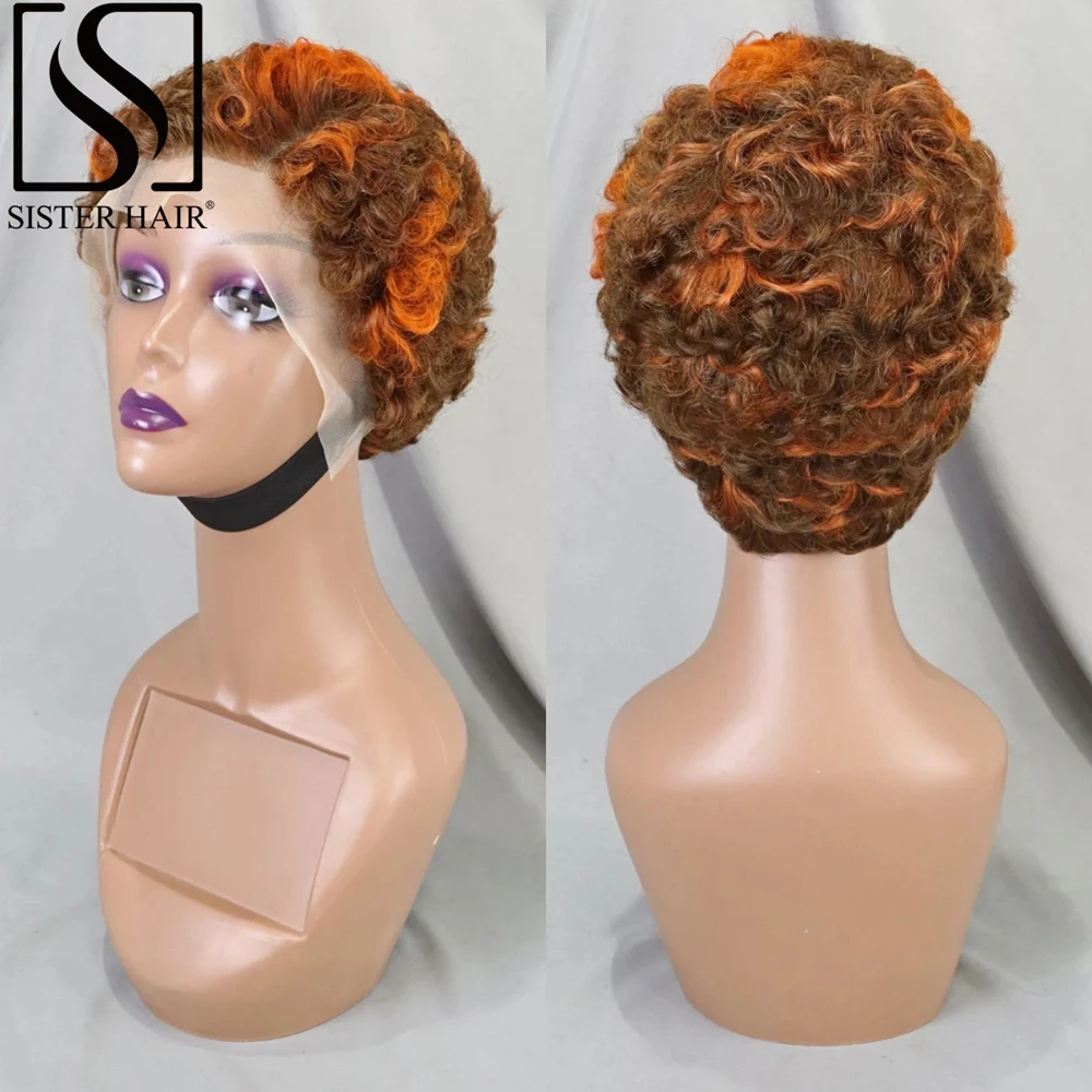 

Парики 180% Плотность 6 дюймов 4-350 короткие кудрявые парики с вырезами Фея Боб 13x4 парики на сетке фронтальные парики Remy бразильские парики из человеческих волос для черных женщин