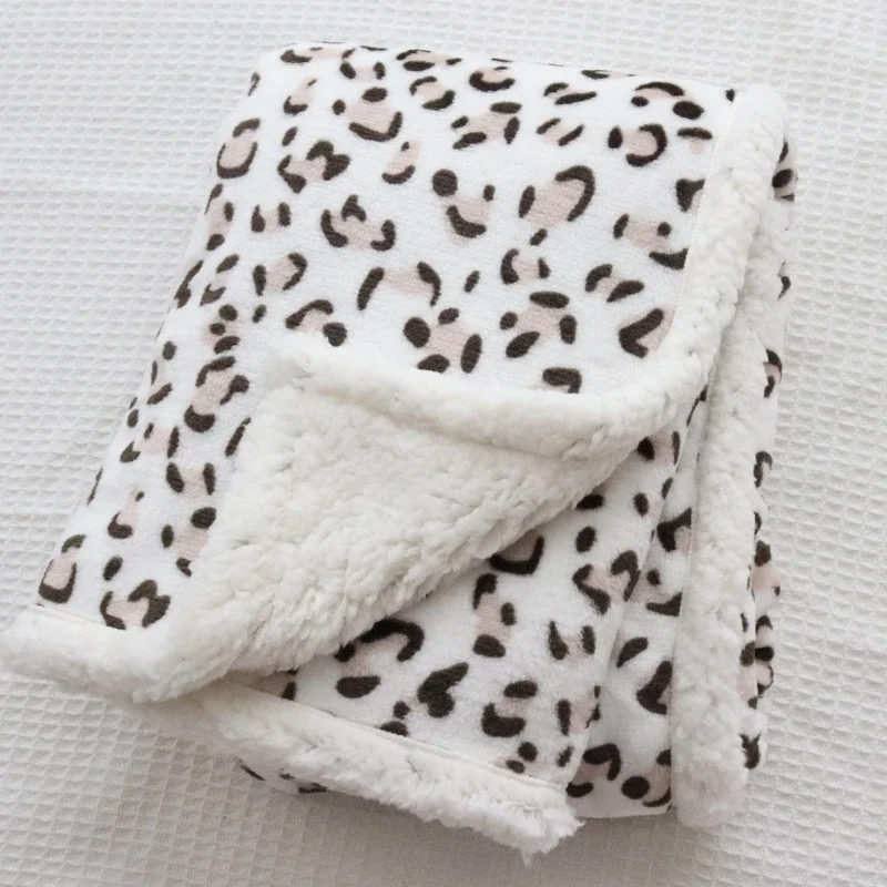 Baby Blankets New Thick Double Layer Soft Fleece Infant Swaddle Envelope Wrap For Newborn Baby Boys Girls Bedding Blanket Quilt 5
