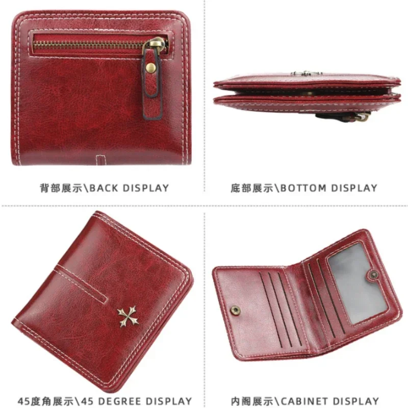 Fashion Slim Women Wallets Mini Card Holder PU Leather Short Design Female Purse Coin Holder women wallet,leather wallet,coin purse wallet,coin purse,pu leather card bag,women coin purse,credit card holder,faux leather wallet,women purse,slim wallet,card wallet